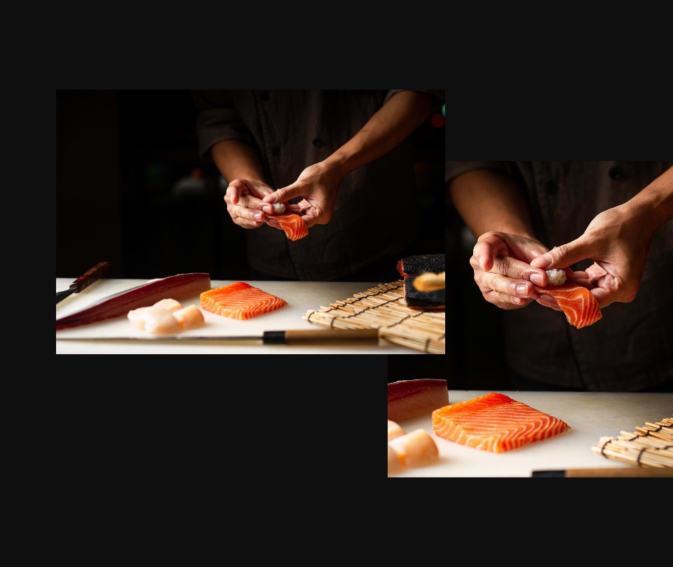 Brilliant and tasty sushi from Kaizen Burger and Sushi, start ordering now!